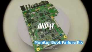 Mindray UMEC 12 10 Mainboard Fix Βλάβες εκκίνησης οθόνης